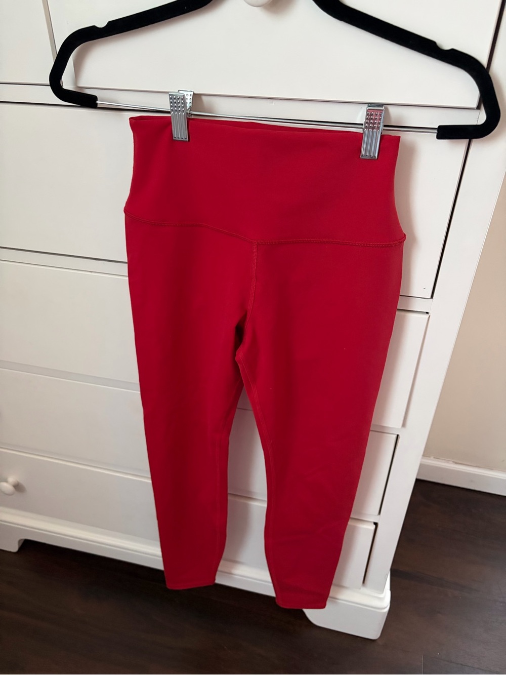 ALO Yoga High-Waist Red Leggings